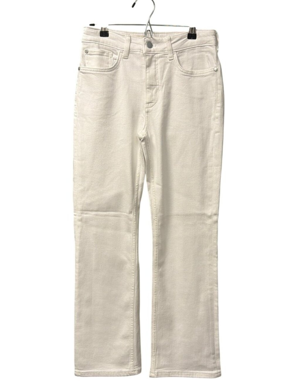 Anthropologie Pilcro Cropped White Stretch Denim Jeans New - Picture 4 of 11